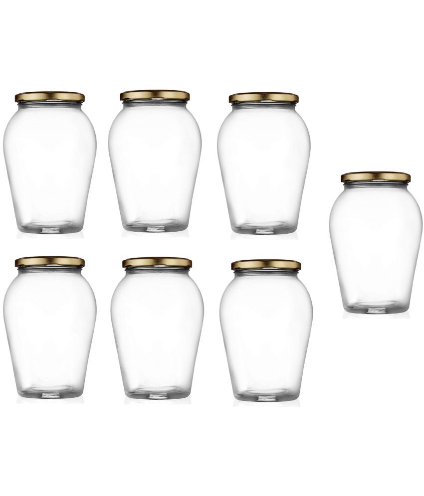     			AFAST Airtight Storage  Glass Food Container Set of 7 300 mL