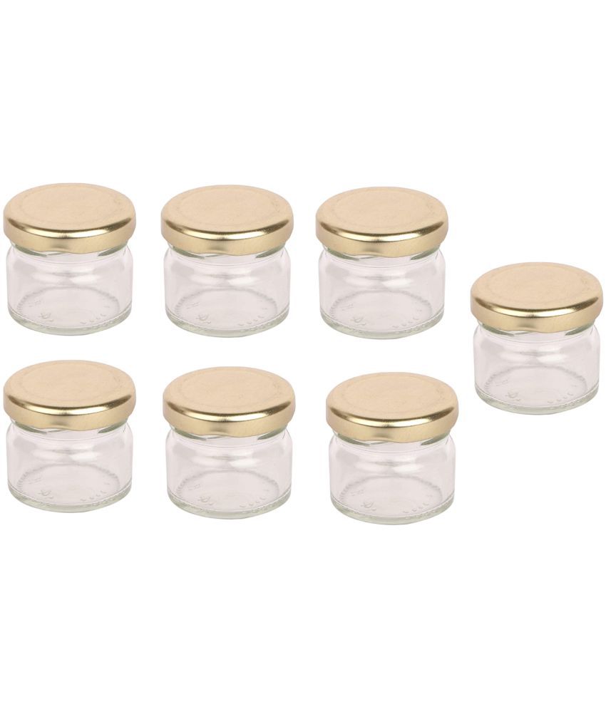     			AFAST Airtight Storage  Glass Food Container Set of 7 50 mL