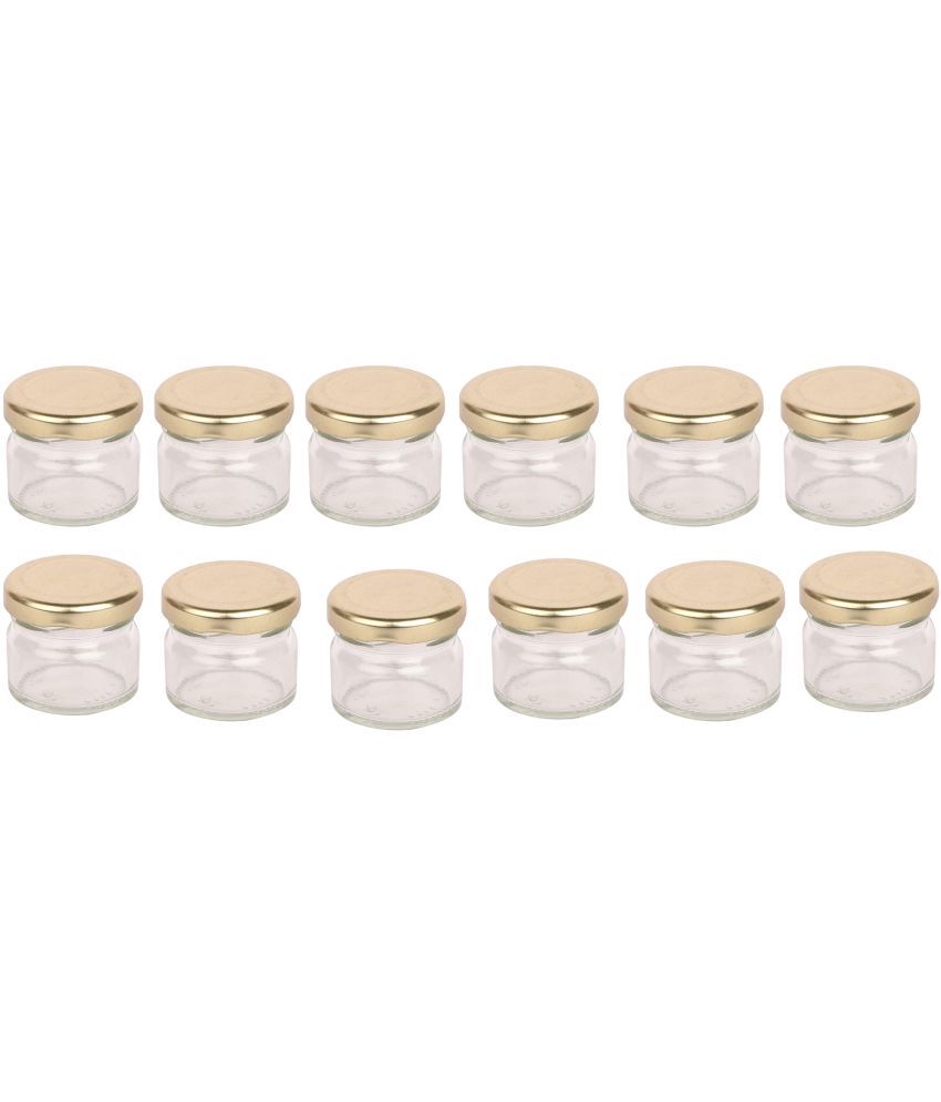     			AFAST Airtight Storage  Glass Food Container Set of 12 40 mL