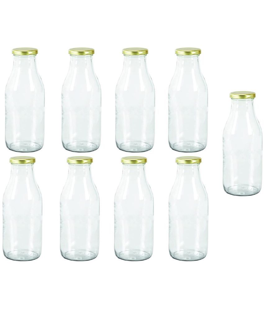     			AFAST Airtight Storage  Glass Food Container Set of 9 500 mL