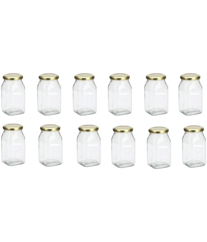     			AFAST Airtight Storage  Glass Food Container Set of 12 200 mL