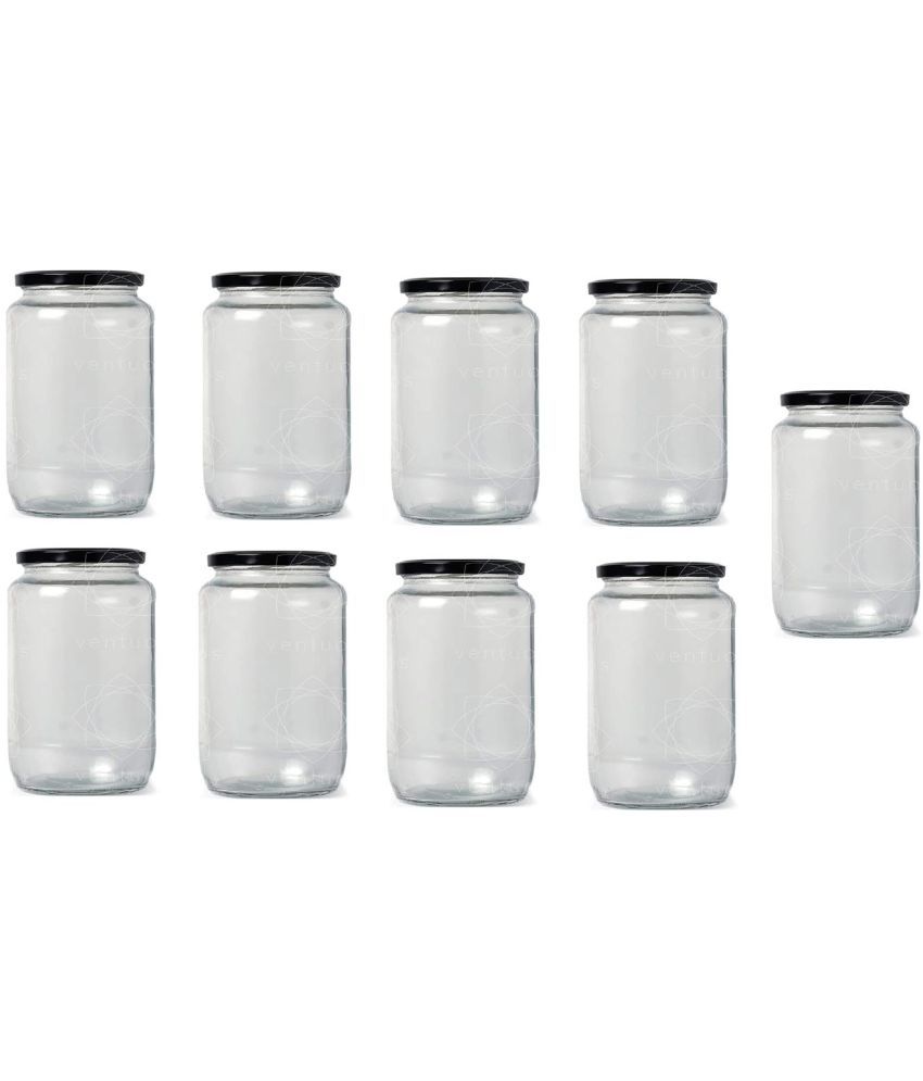     			AFAST Airtight Storage  Glass Food Container Set of 9 700 mL