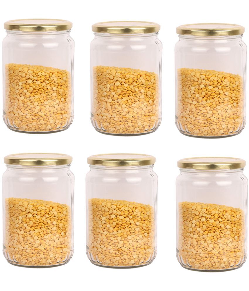     			AFAST Airtight Storage  Glass Food Container Set of 6 800 mL