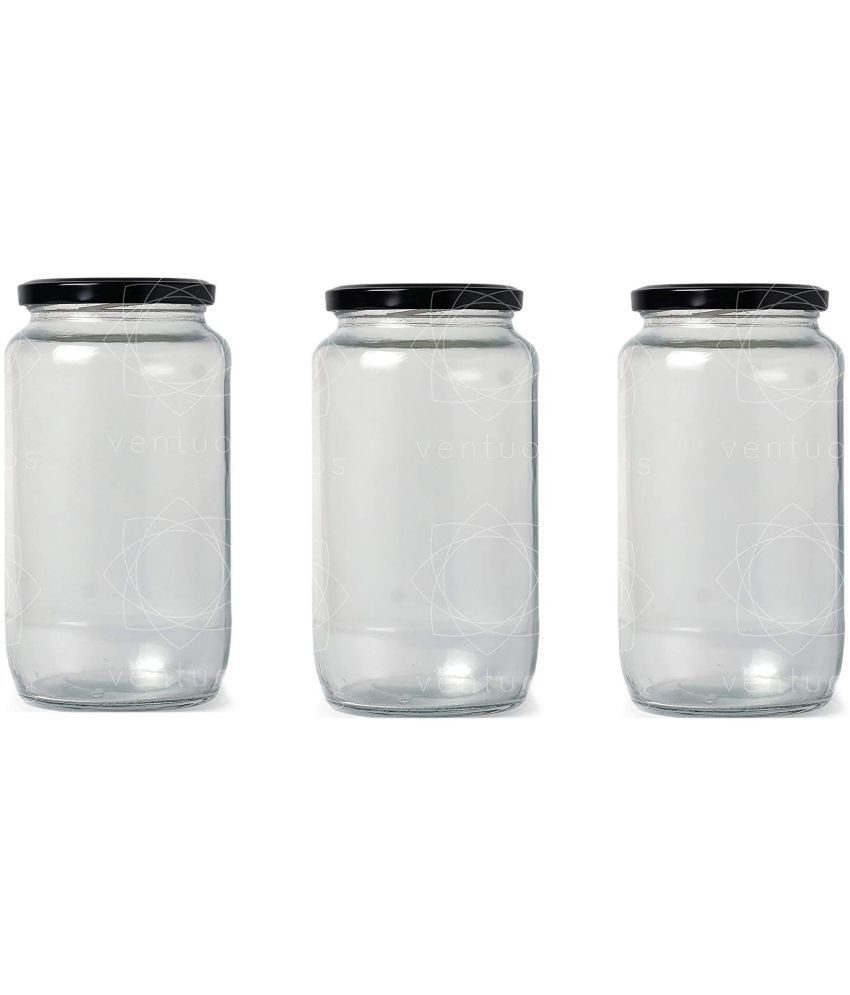     			AFAST Airtight Storage  Glass Food Container Set of 3 700 mL