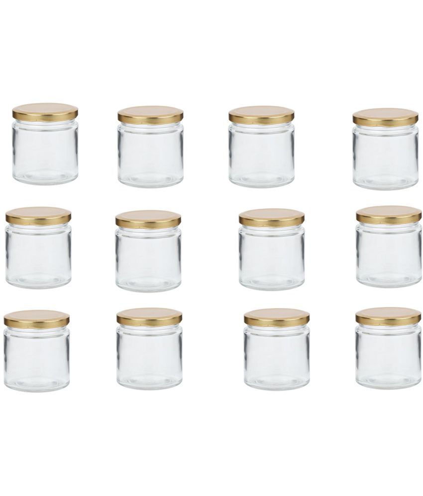     			AFAST Airtight Storage  Glass Food Container Set of 12 100 mL
