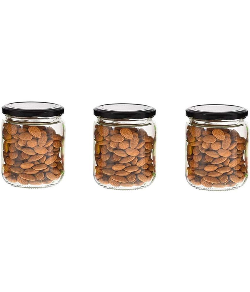     			AFAST Airtight Storage  Glass Food Container Set of 3 500 mL