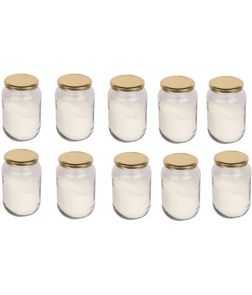     			AFAST Airtight Storage  Glass Food Container Set of 10 400 mL