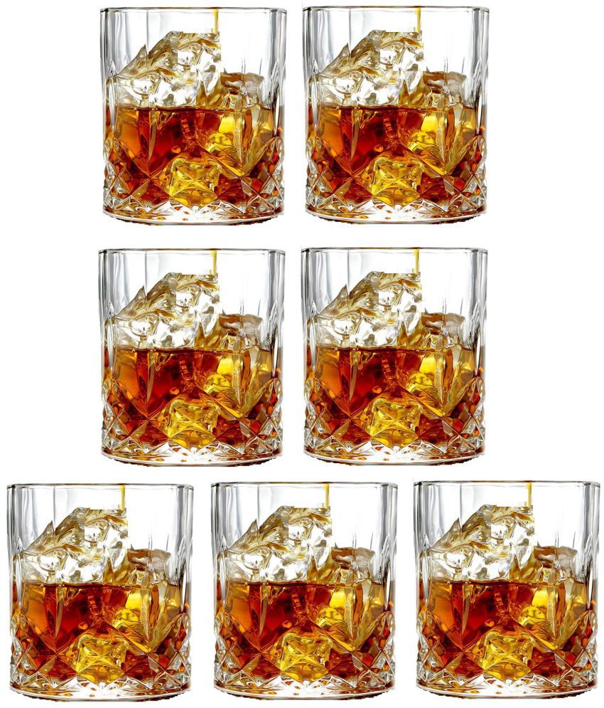     			Afast Whisky  Glasses Set,  200 ML - (Pack Of 7)