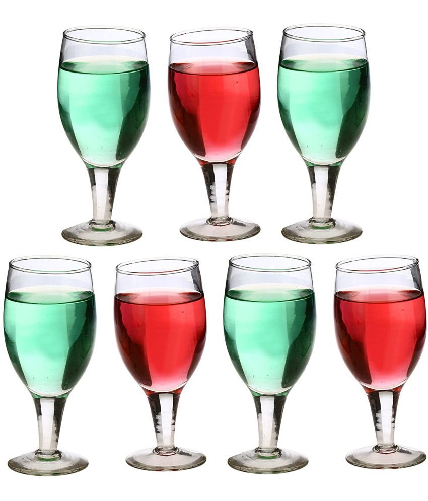     			Afast Wine  Glasses Set,  180 ML - (Pack Of 7)