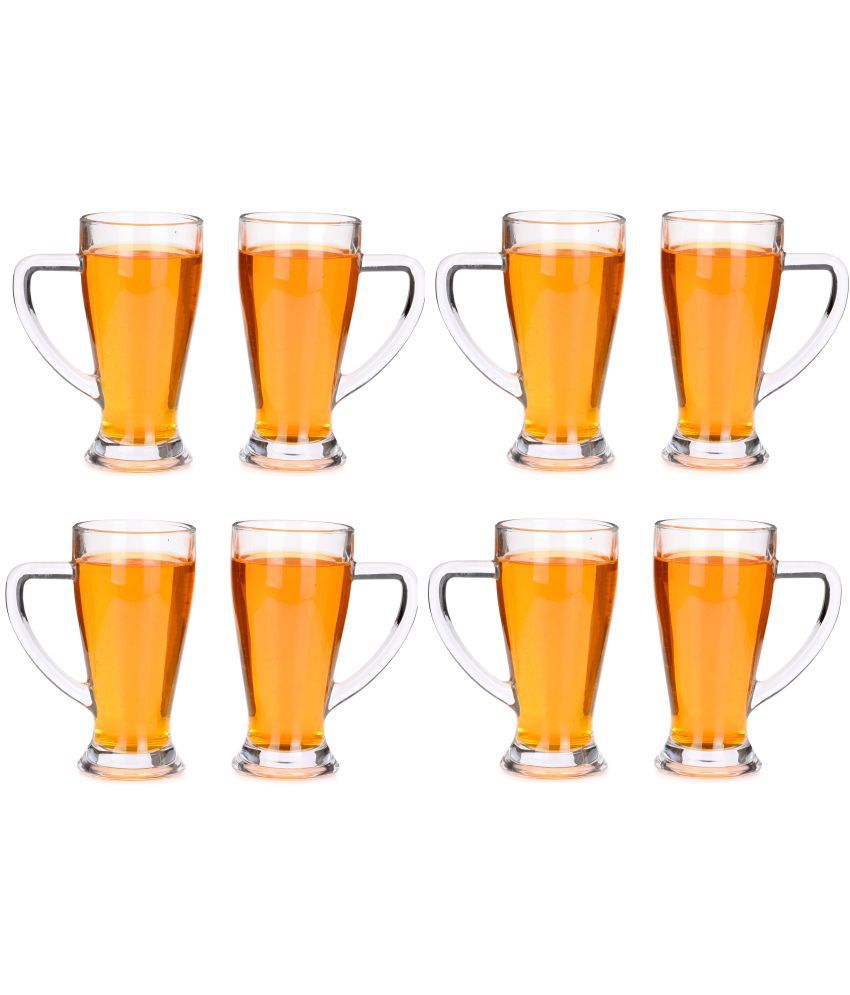    			Afast Beer Mug Glasses Set,  250 ML - (Pack Of 8)