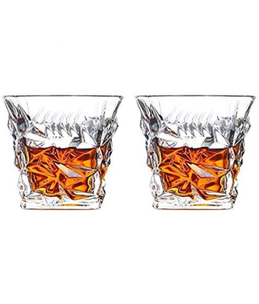     			Afast Whisky  Glasses Set,  250 ML - (Pack Of 2)
