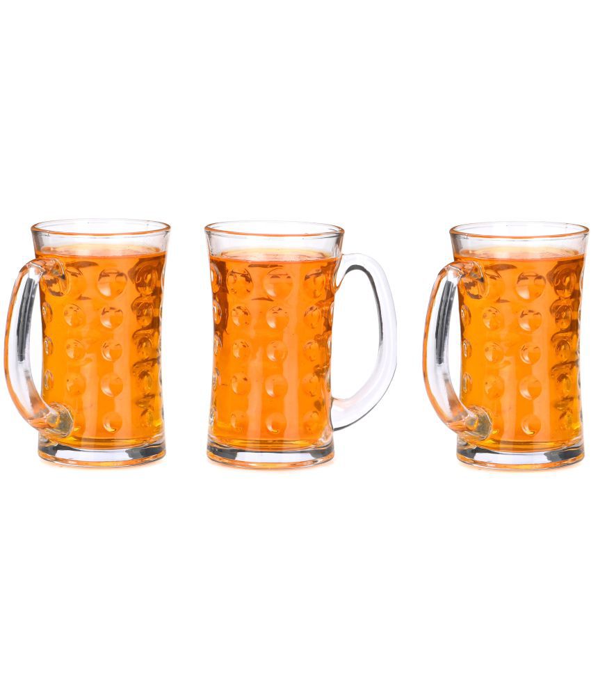     			Afast Beer Mug Glasses Set,  400 ML - (Pack Of 3)