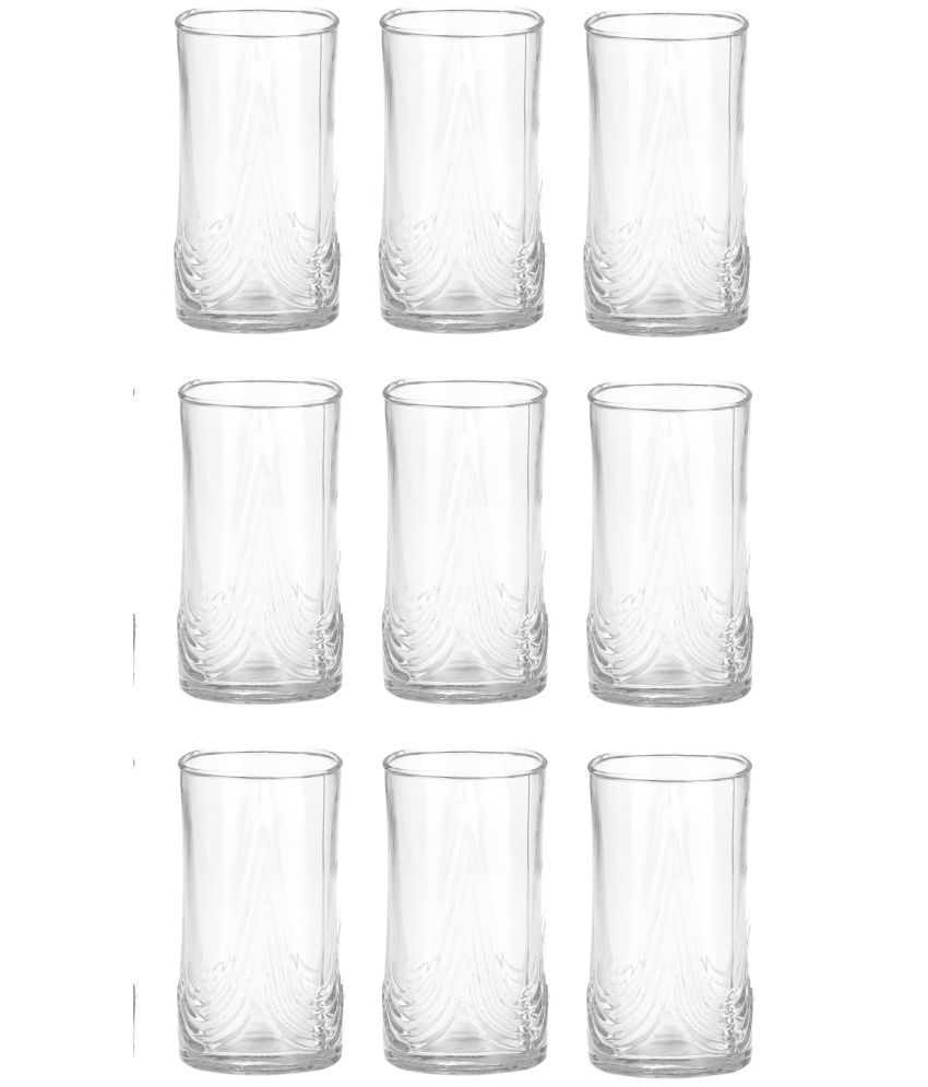     			Afast Water/Juice  Glasses Set,  300 ML - (Pack Of 9)