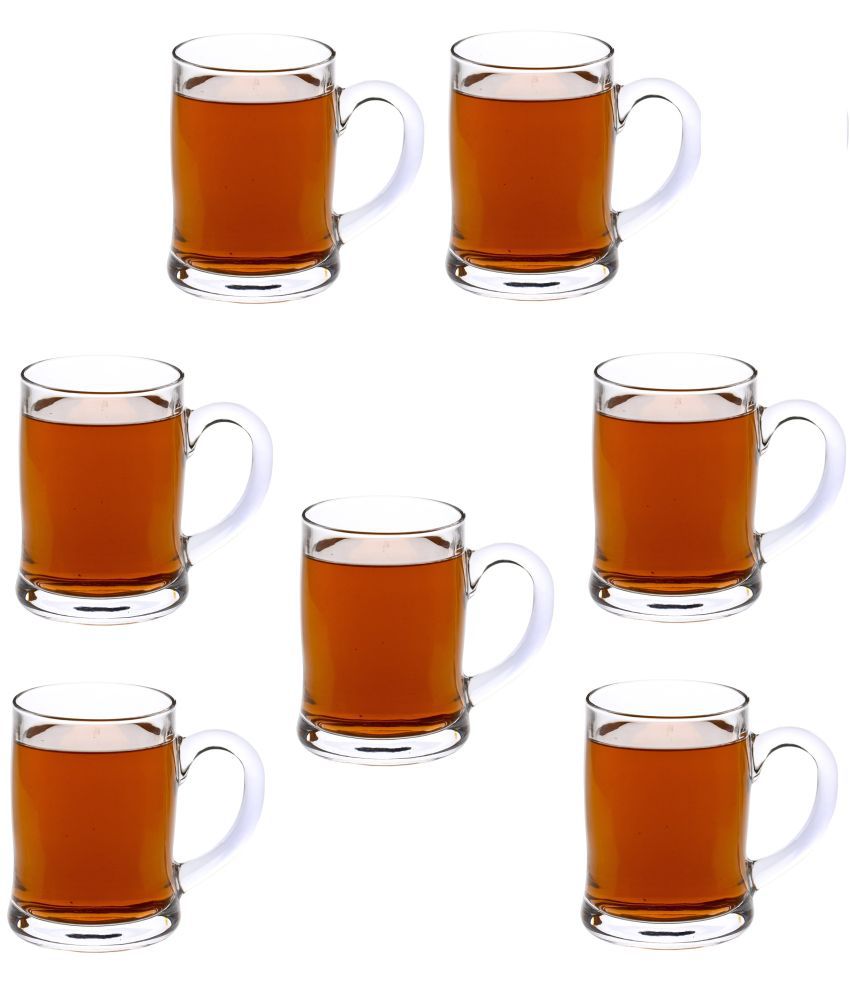     			Afast Beer Mug Glasses Set,  350 ML - (Pack Of 7)