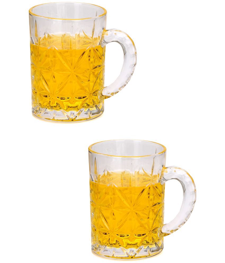    			Afast Beer Mug Glasses Set,  450 ML - (Pack Of 2)