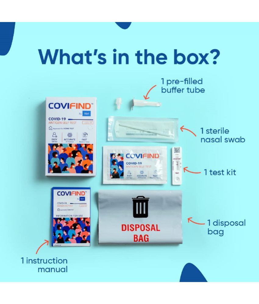 covifind Covid19 Rapid Antigen Test Kit ICMR Approved Covid Test Kit