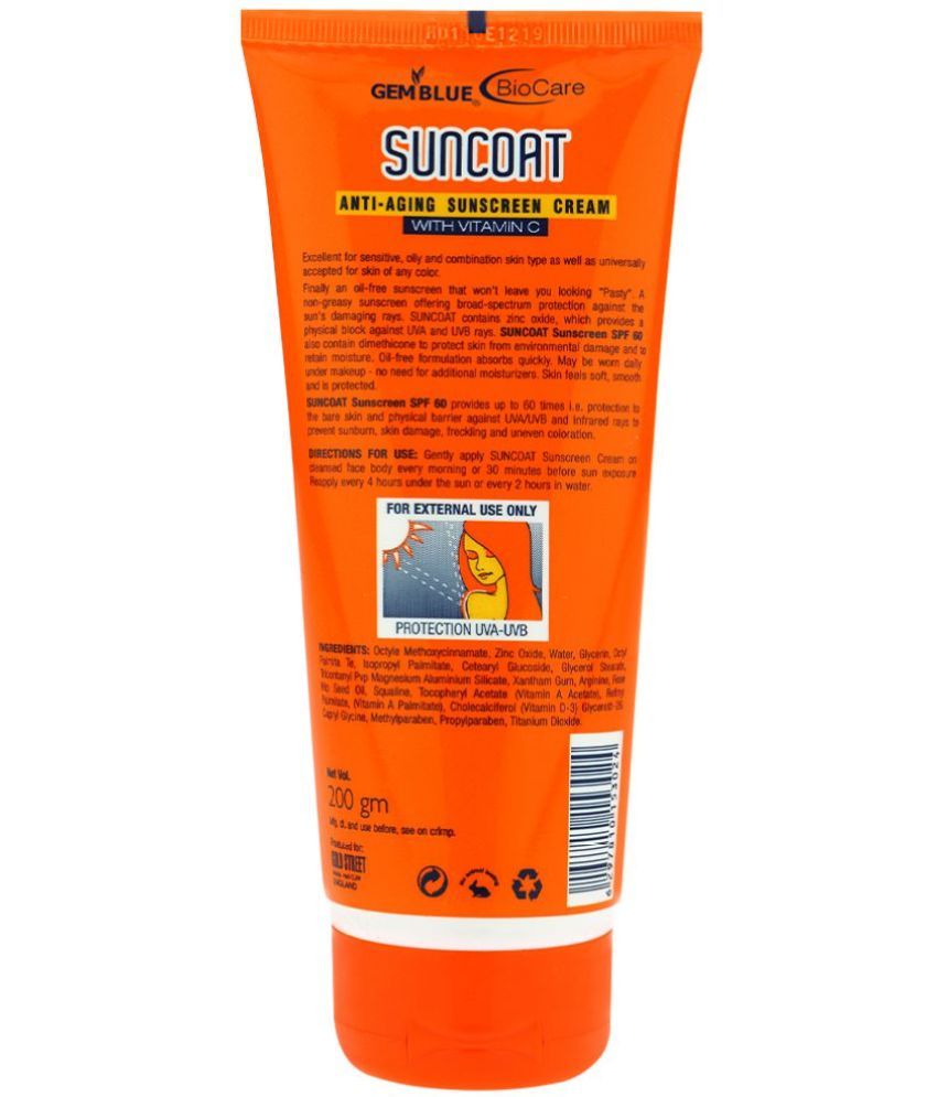 biocare suncoat spf 60