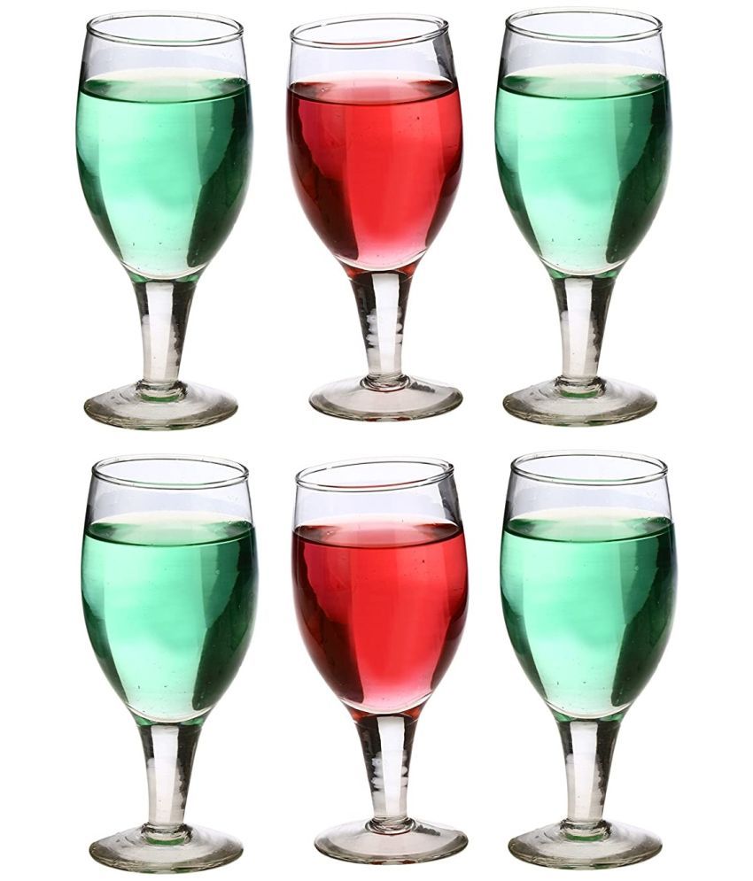     			Somil Wine  Glasses Set,  180 ML - (Pack Of 6)