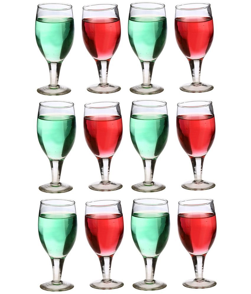     			Somil Wine  Glasses Set,  180 ML - (Pack Of 12)