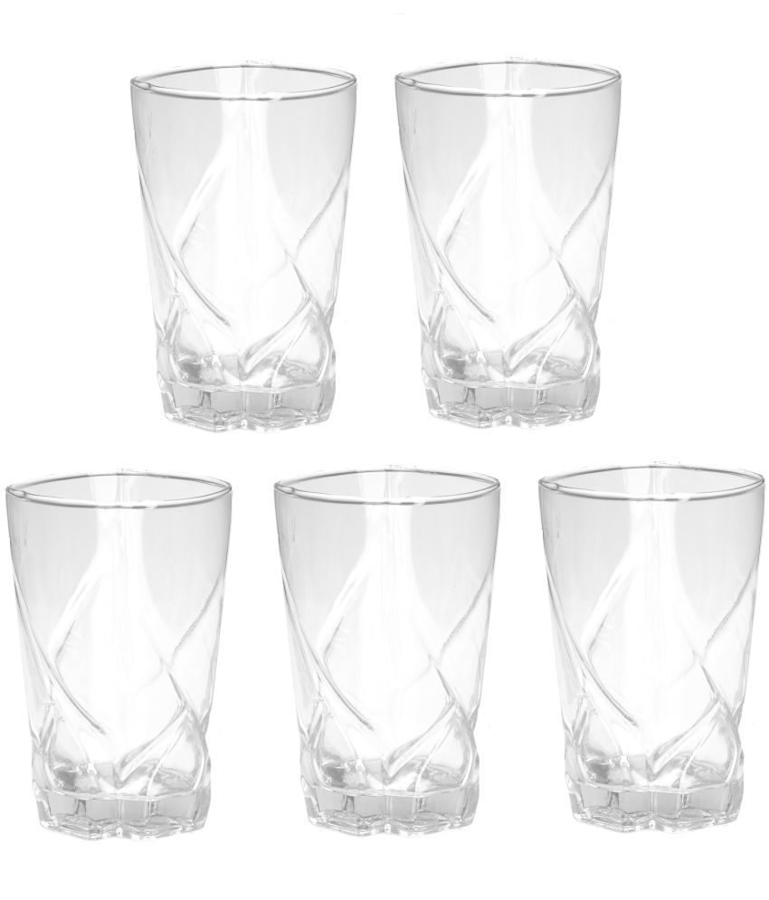     			Somil Water/Juice  Glasses Set,  280 ML - (Pack Of 5)