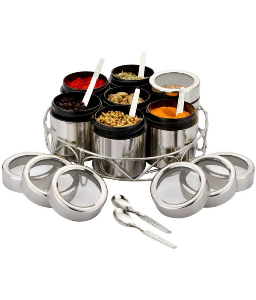     			APEIRON - Steel Silver Spice Container ( Set of 1 - 1225 )