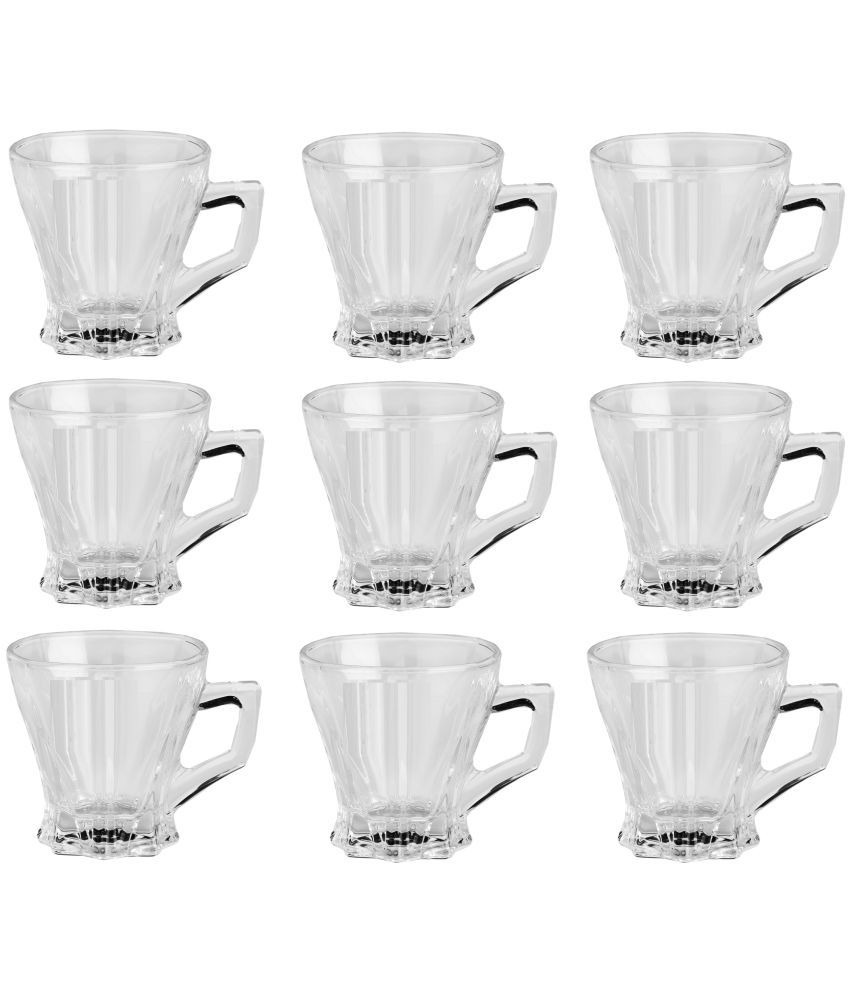     			AFAST Glass Serving Coffee And Double Walled Tea Cup 9 Pcs 100 ml