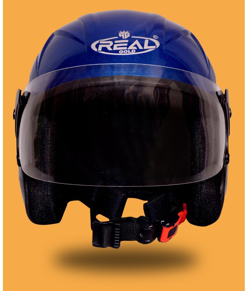 Real Gold RGD106_JupiterPlus Open Face Helmet Blue M Buy Real Gold