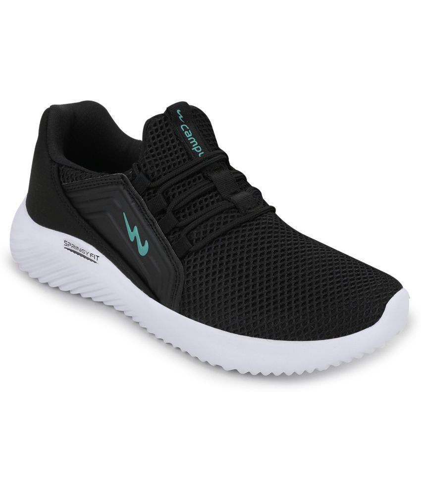     			Campus TYSON PRO Black Running Shoes