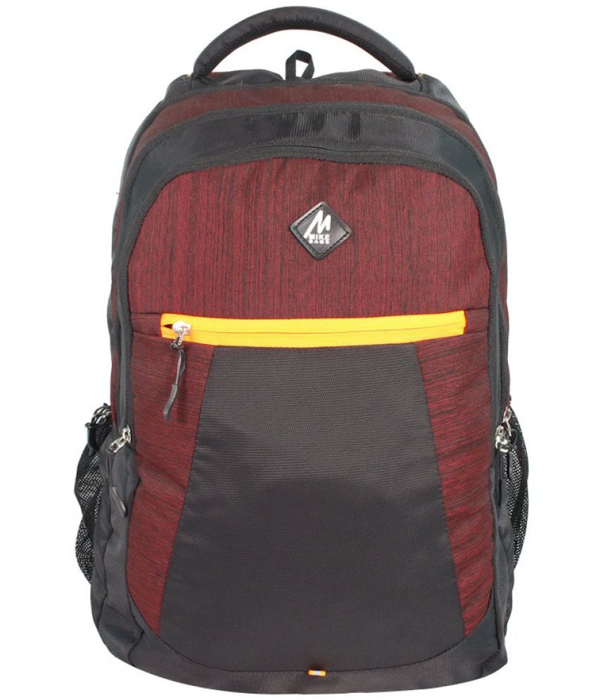     			MIKE 24 Ltrs Maroon School Bag for Boys & Girls