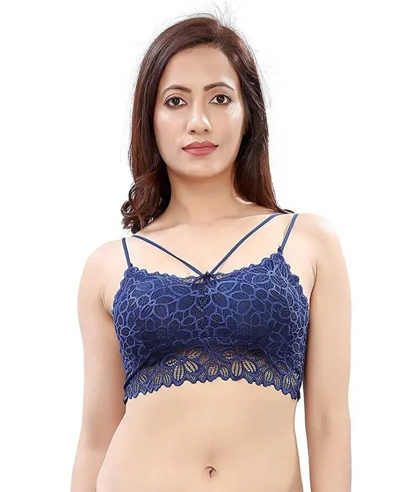 Buy online Blue Polyester Bra And Panty Set from lingerie for Women by  Prettycat for ₹350 at 65% off