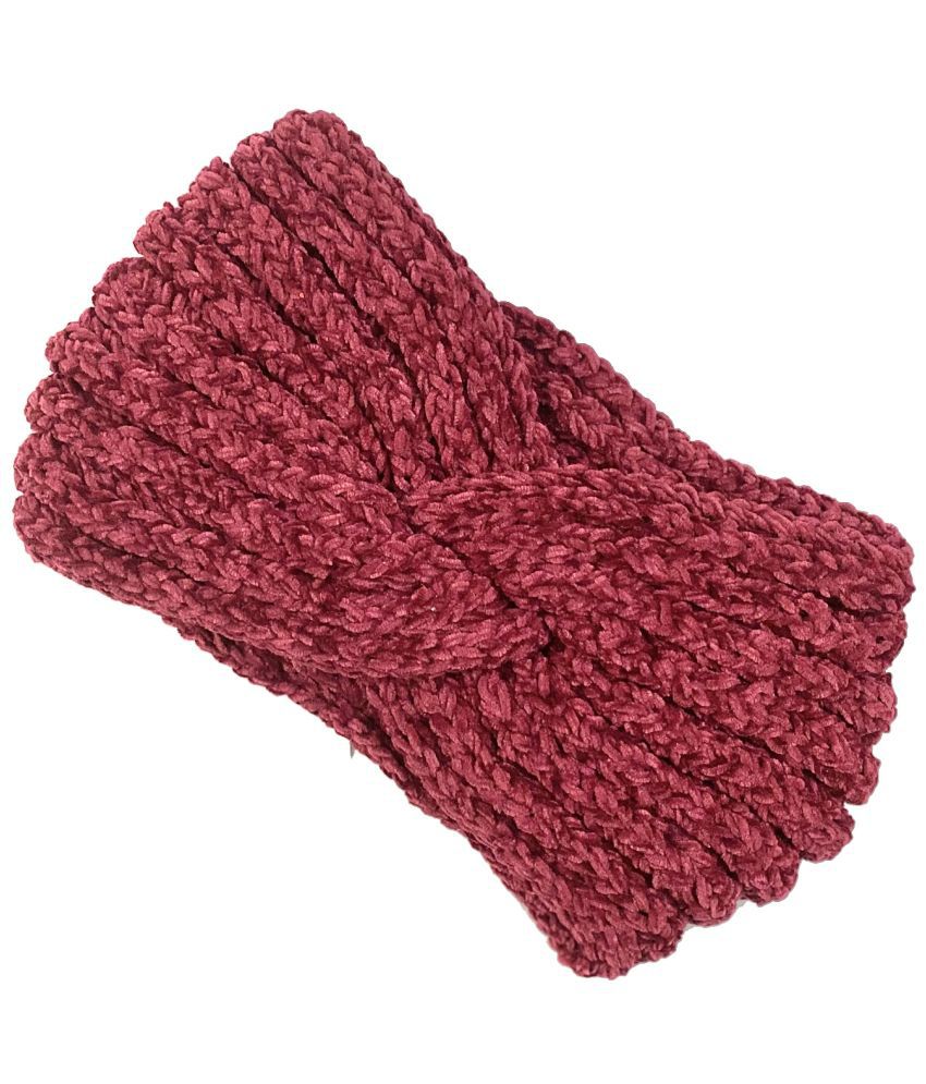     			Vogue Hair Accessories Soft Knot Woollen Knitted Hair Accessories for Winters Head Band