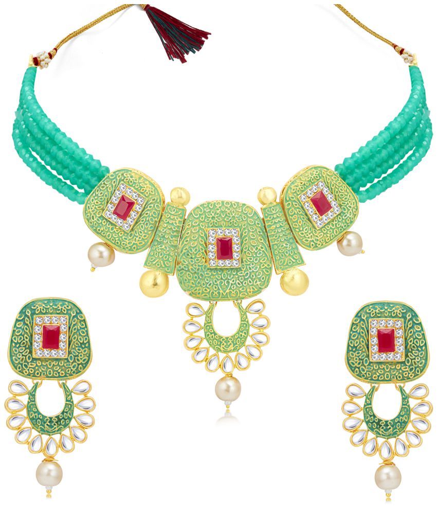     			Sukkhi Alloy Multi Color Traditional Necklaces Set Collar