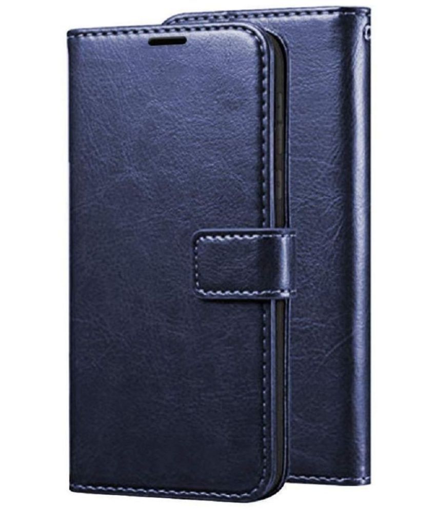     			Megha Star Blue Flip Cover For Vivo Y11 Original Leather Wallet