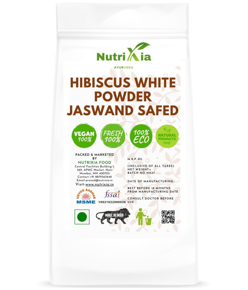     			Nutrixia Food Hibiscus White Powder - Jaswand safed , Gudhal safed powder Powder 250 gm