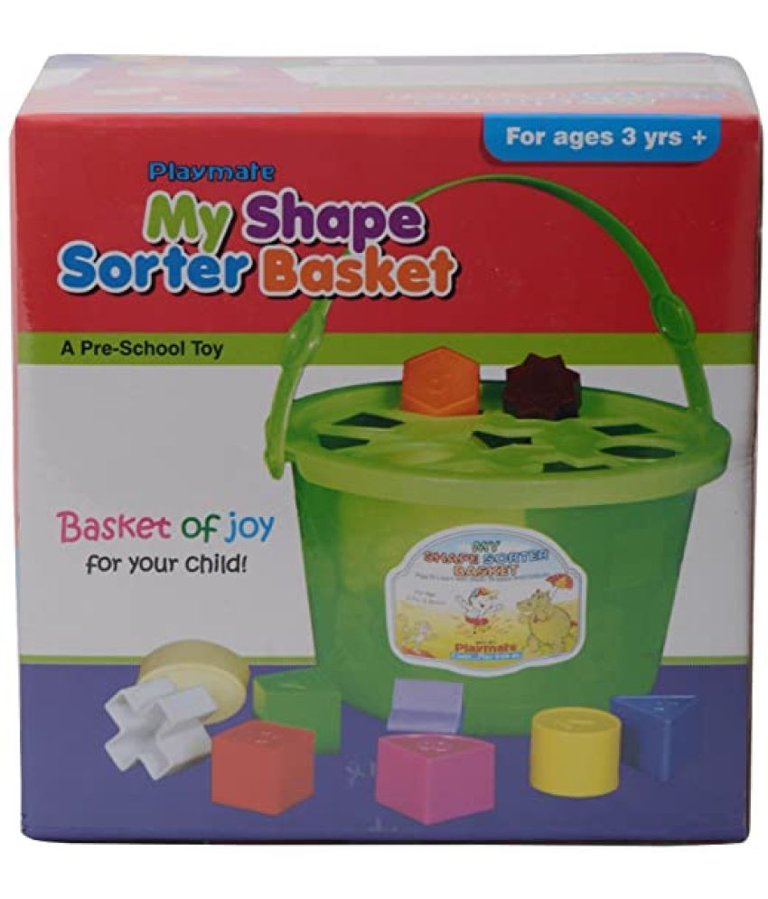 Playmate Shape Sorter Basket Learning & Education Buy Playmate Shape