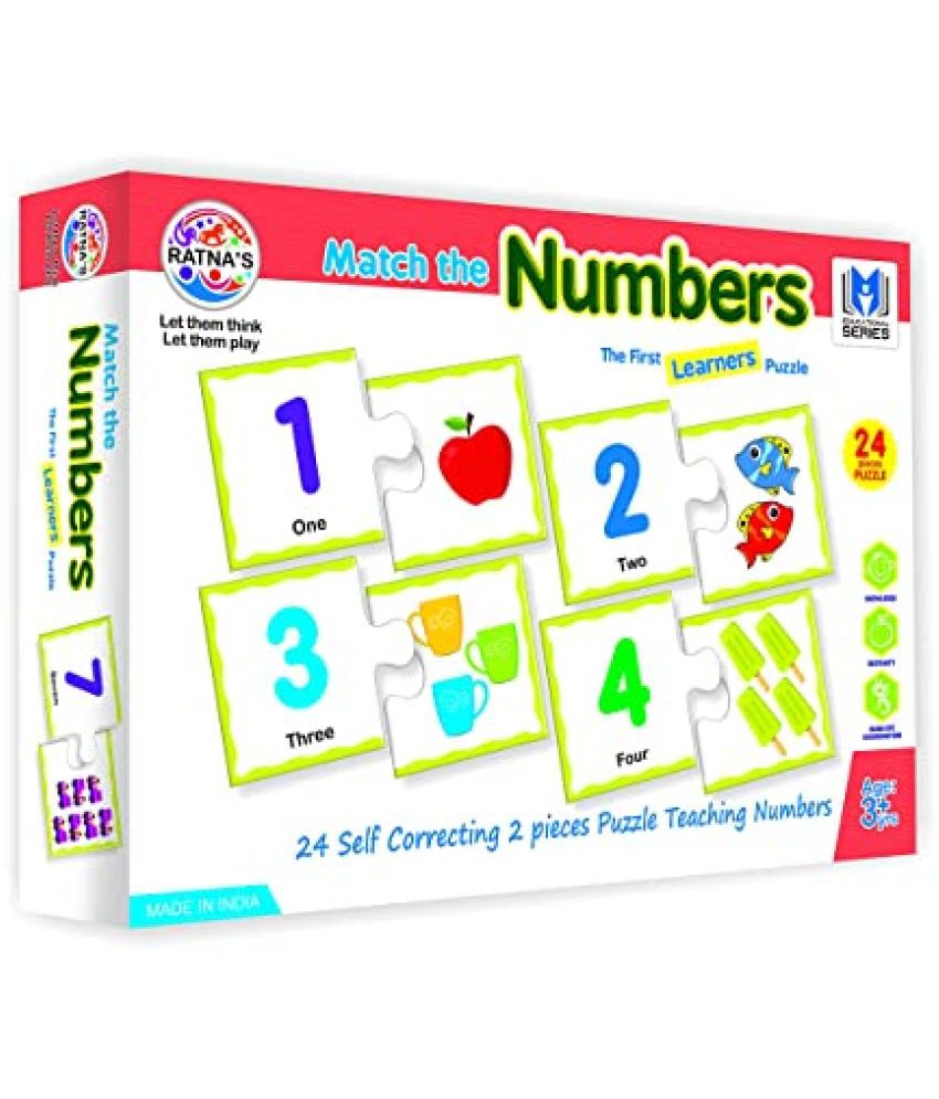     			RATNA'S Educational Jigsaw Puzzle Range for Kids (Match The Number)