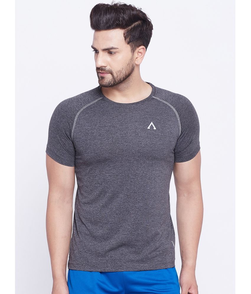     			Austiex - Grey Polyester Regular Fit Men's Sports T-Shirt ( Pack of 1 )