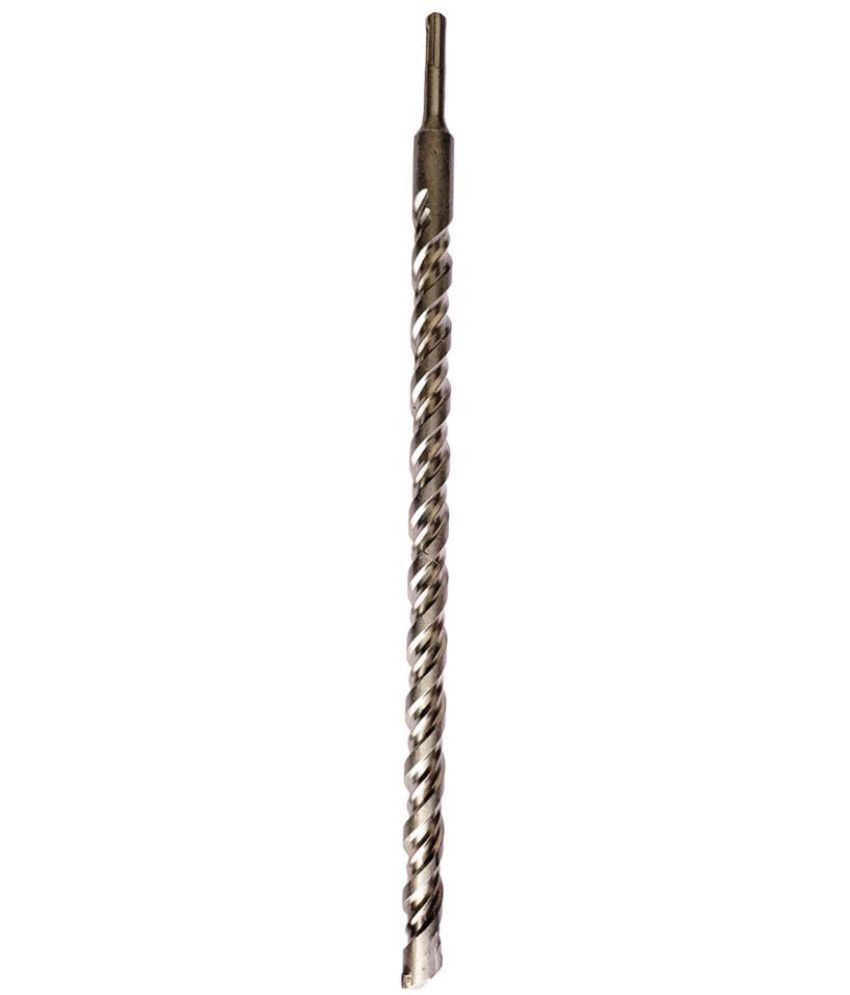     			Steel (16 x 450mm) Cross Tip Plus Hammer Drill Bit (Silver)