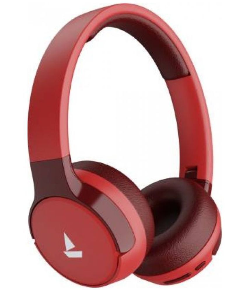 boAt Rockerz 650(Raging Red) Neckband Wireless With Mic Headphones/Earphones Red