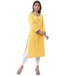 DESHBANDHU DBK - Yellow Cotton Women's Straight Kurti