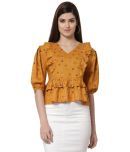 Style Quotient - Yellow Viscose Women's Regular Top