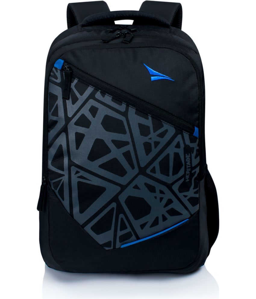     			Lunar's 37 Ltrs Black Backpack