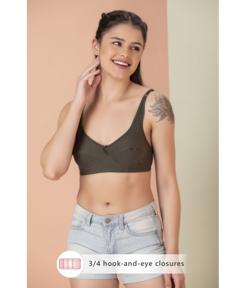     			Clovia Cotton Everyday Bra - Green Single