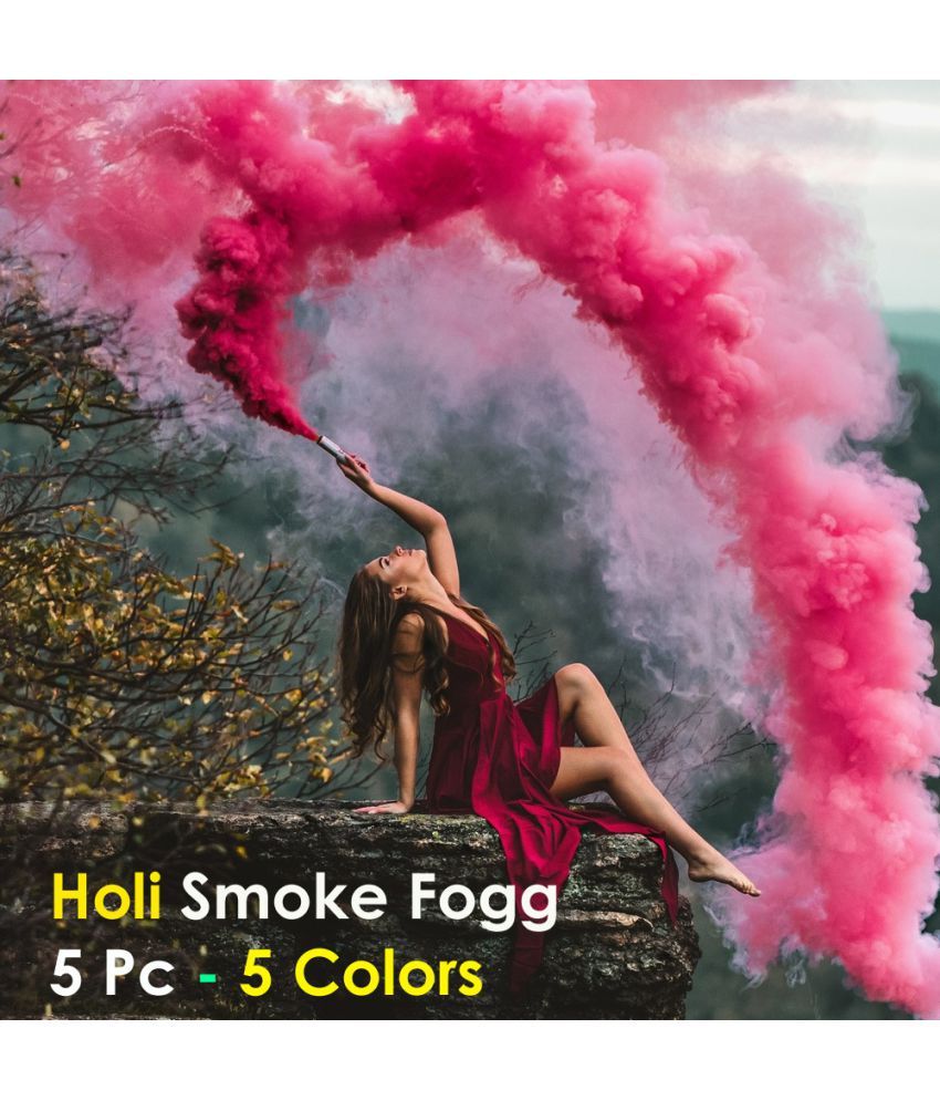 Holi Color Gulaal Smoke Fogg Sticks - 5 Pc MultiColor - Buy Holi Color ...