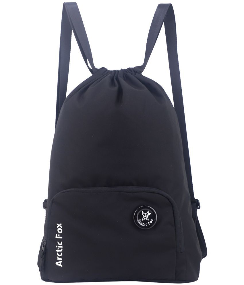     			Arctic Fox 15 Litres Draw String Bags Black Backpack