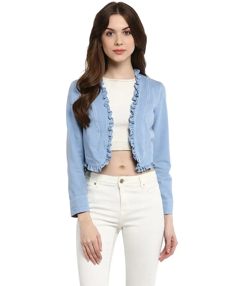 StyleStone Denim Shrugs - Blue Single - Buy StyleStone Denim Shrugs - Blue  Single Online at Best Prices in India on Snapdeal