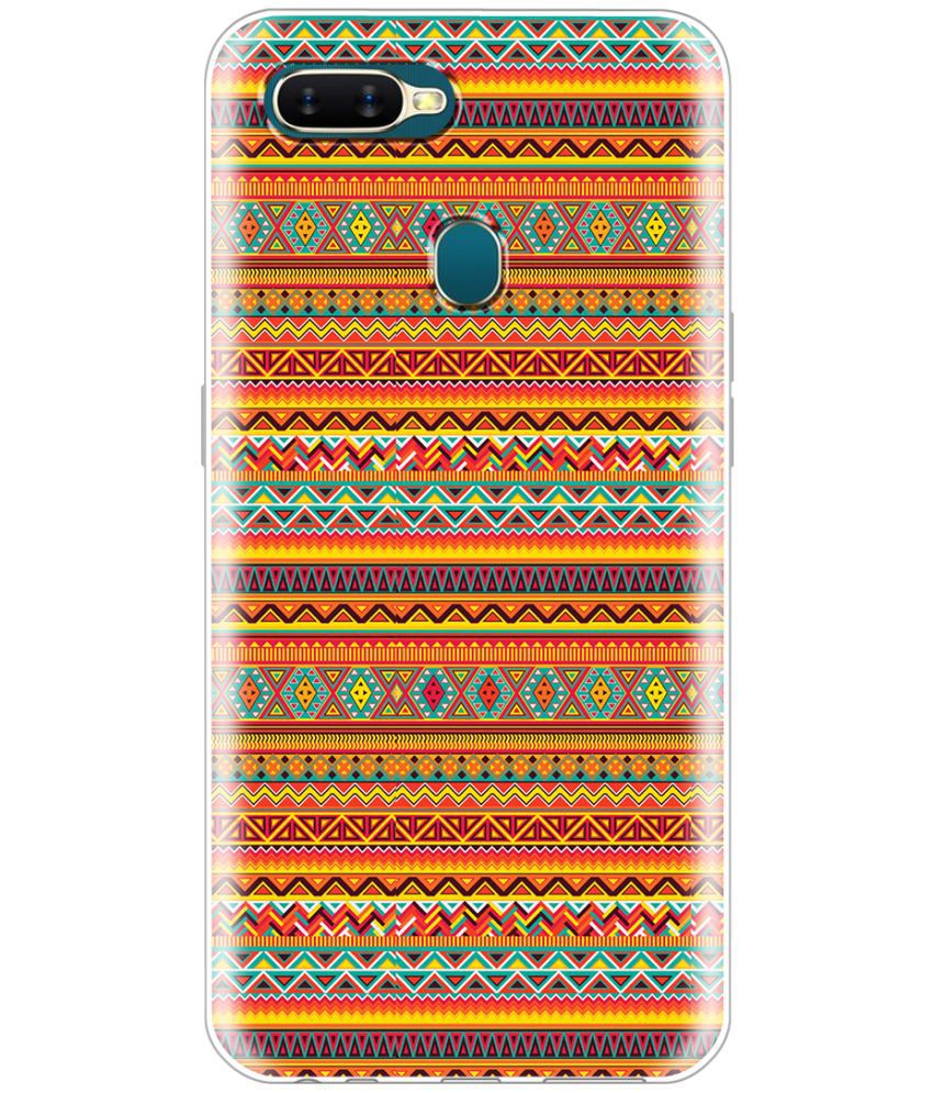     			NBOX Printed Cover For Oppo A7 Premium look case