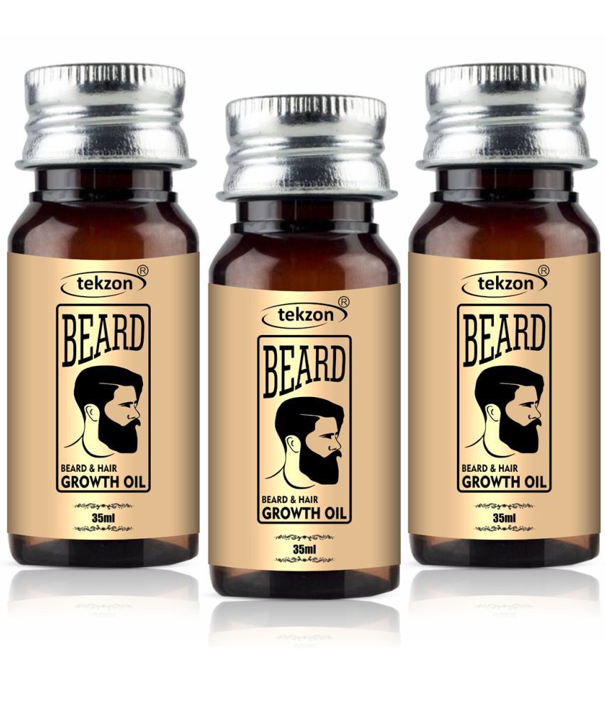     			TEKZON Powerfull Beard Oil for Growth 35 ml Pack of 3