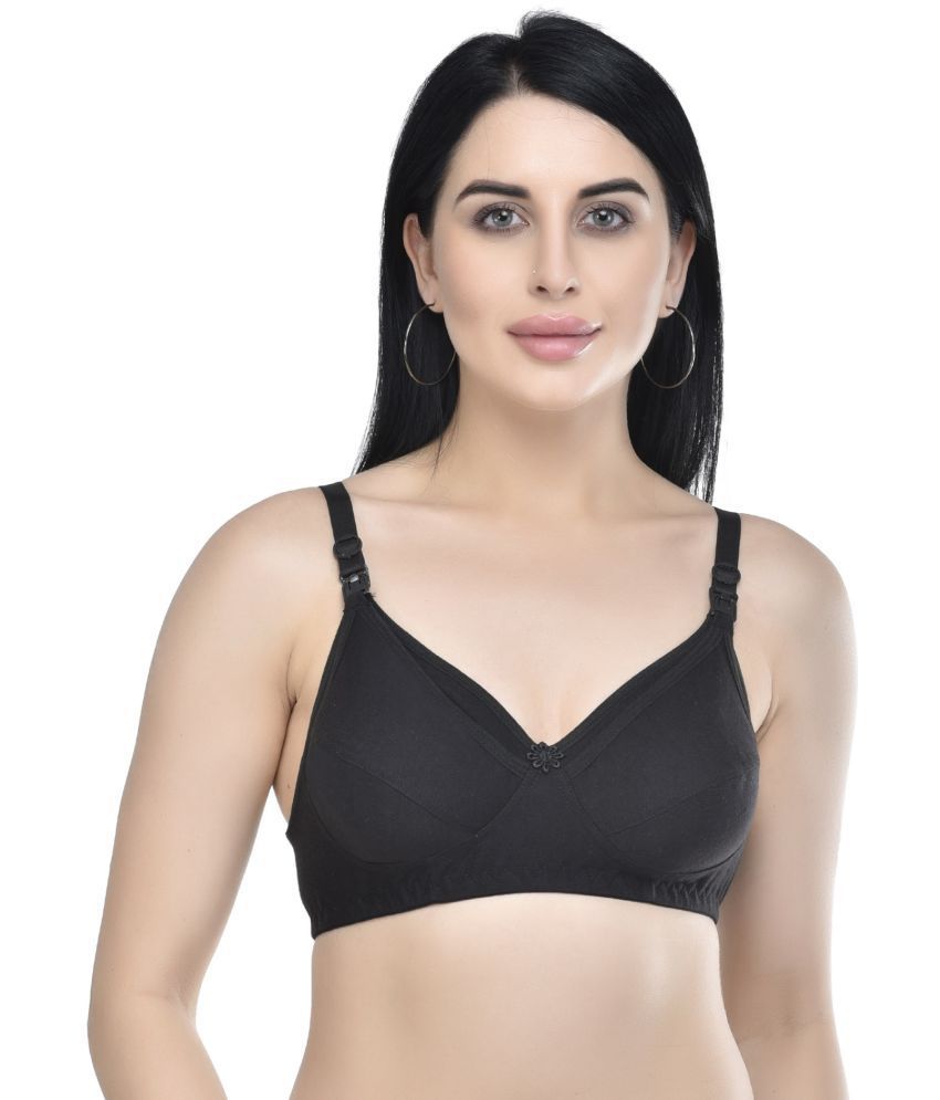     			Desiprime Poly Cotton Everyday Bra - Black Single