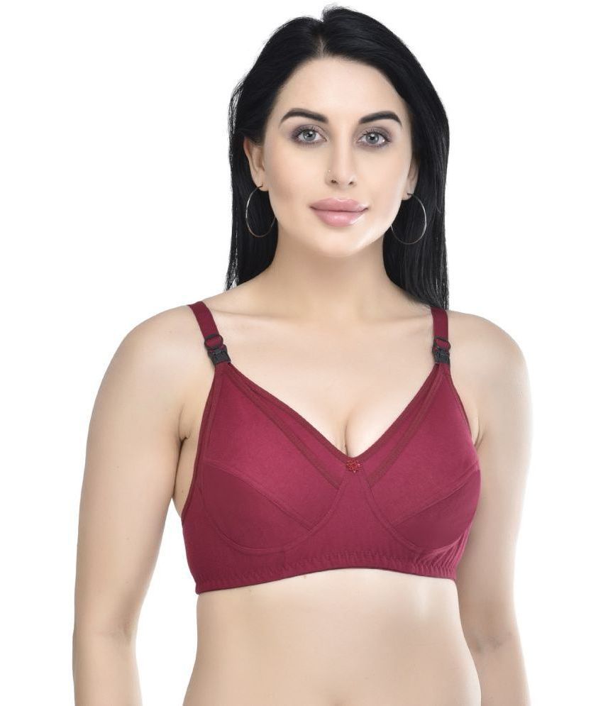     			Desiprime Poly Cotton Everyday Bra - Maroon Single